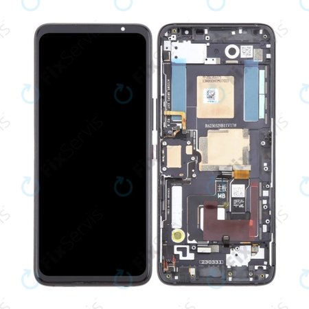 Asus ROG Phone 7 AI2205_C - LCD Displej + Dotykové Sklo + Rám (Phantom Black) OLED