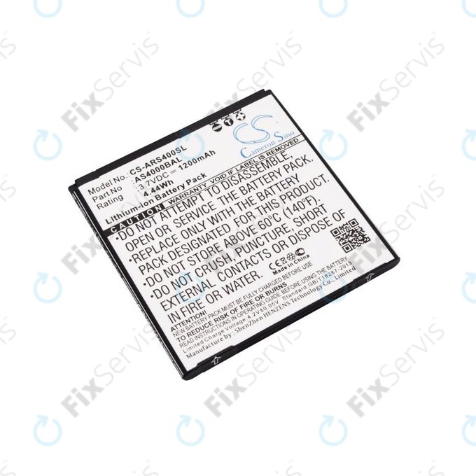 Batéria pre Aligator S4000 Duo, 1200mAh, Li-Ion, 3.7V, AS4000BAL, HQ