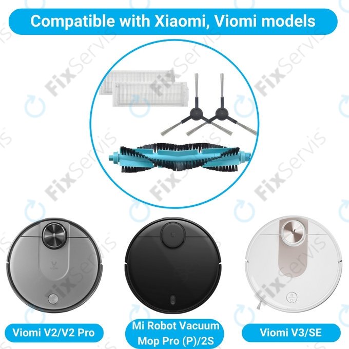 Xiaomi Viomi V2, V2 Pro, V3, SE, Mi Robot Vacuum Mop Pro (P), 2S - Štandardný Set