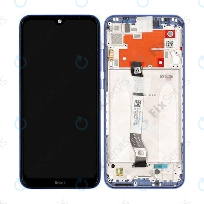 Xiaomi Redmi Note 8T - LCD Displej + Dotykové Sklo + Rám (Starscape Blue) - 5600030C3X00 Genuine Service Pack
