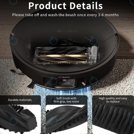 Xiaomi Dreame X50 Ultra, L40s Pro Ultra, Mova V50 Ultra, P60 - Hlavné kefy