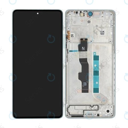 Xiaomi Redmi Note 13 5G 2312DRAABC - LCD Displej + Dotykové Sklo + Rám (Ocean Teal) - 5600030N1700 Genuine Service Pack
