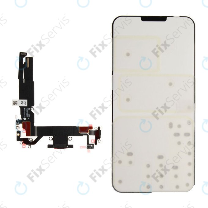 Nabíjací Konektor + Flex Kábel pre iPhone 16 | Black | 923-11222 | Genuine Apple