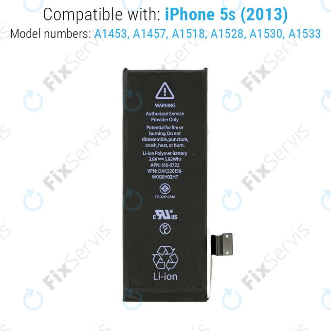 Apple iPhone 5S - Batéria 1560mAh