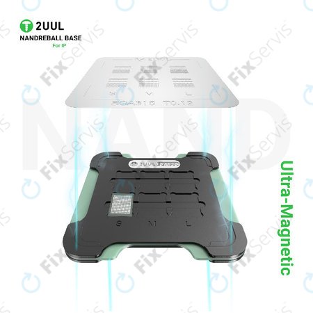 Magnetická základňa na reballing NAND, obojstranná, 2UUL BH16