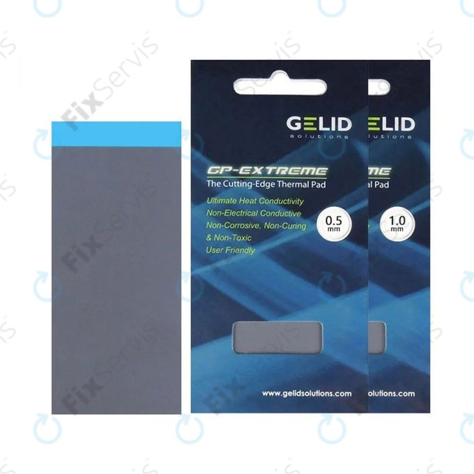Teplovodivá podložka GELID GP-Extreme, 12 W/mK, 80 × 40 × 0,5mm