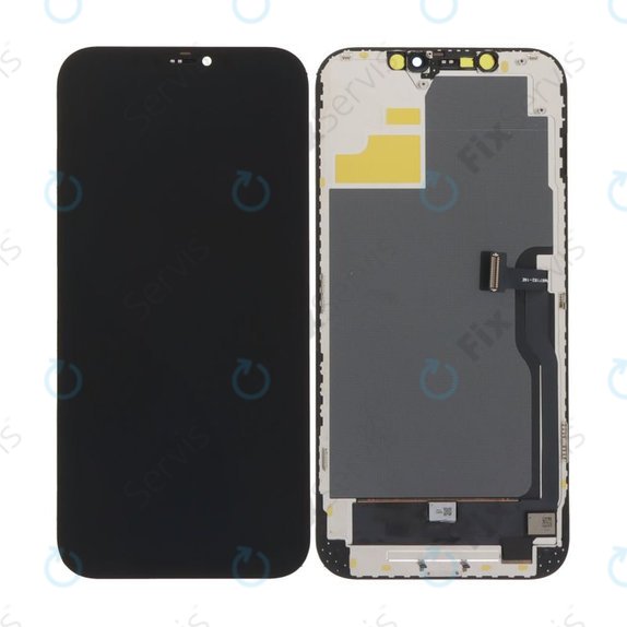 Displej Soft OLED pre iPhone 12 Pro Max - Dotykové sklo + Rám, DIAGNOSTIC