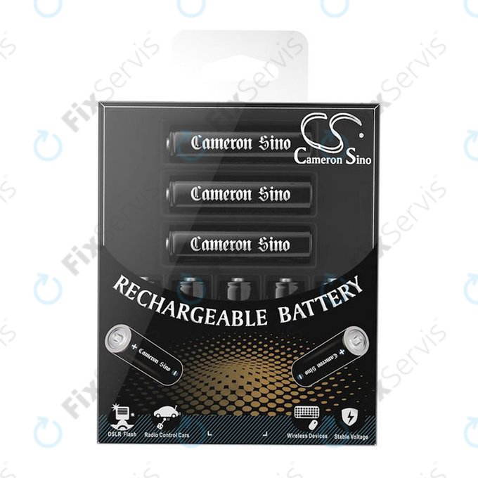 Nabíjateľná batéria, CameronSino AA, 8ks, 2200mAh, Ni-MH, 1.2V, –, HQ
