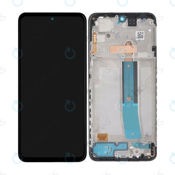 Xiaomi Redmi Note 11, 11S, Poco M4 Pro 4G - LCD Displej + Dotykové Sklo + Rám (Black) - 5600010K7S00, 5600010K7T00, 5600010K7P00 Genuine Service Pack
