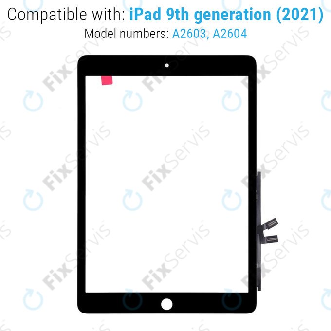 Apple iPad (9th Gen 2021) - Dotykové Sklo (Black)