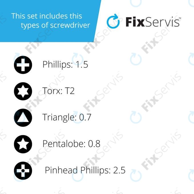 LJL 129-5 - Precízny Magnetický Skrutkovač pre Smartphony 5v1