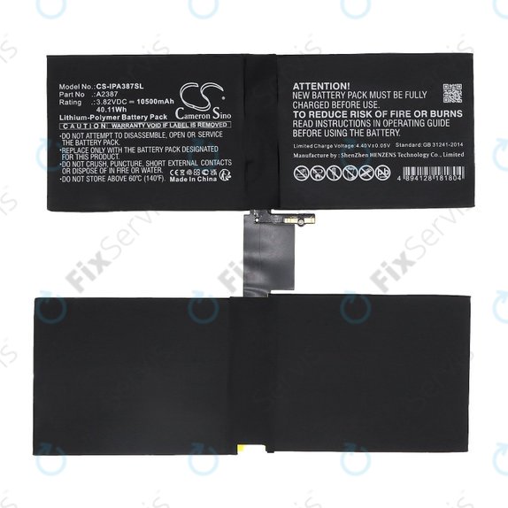 Apple iPad Pro 12.9 (5th Gen 2021) - Batéria A2387 10500mAh HQ