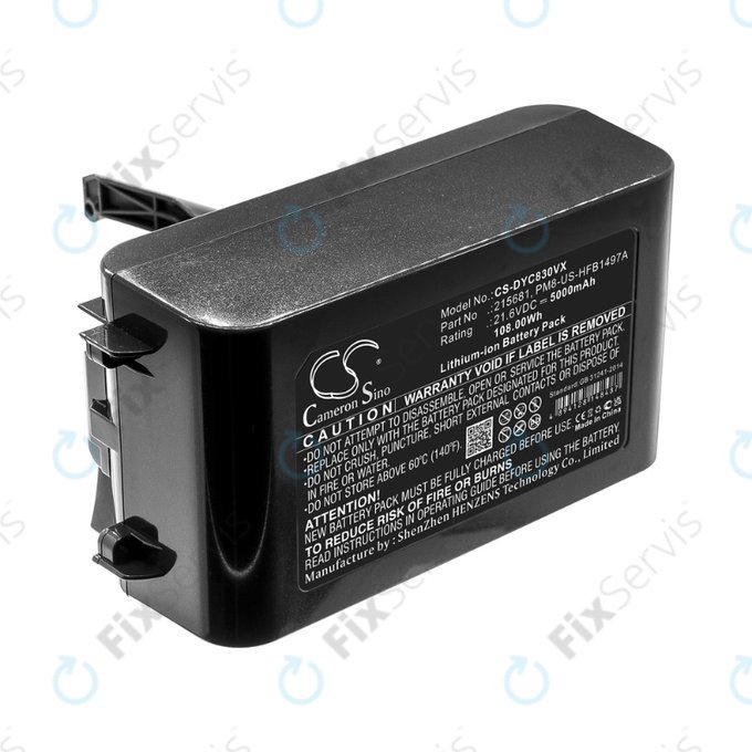 Dyson V8 - Batéria 215681, PM8-US-HFB1497A Li-Ion 21.6V 5000mAh HQ