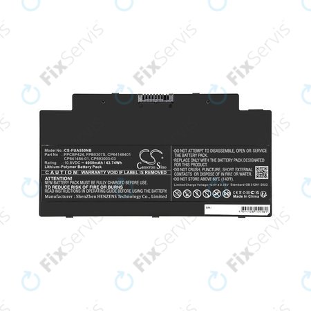 Batéria pre Fujitsu Lifebook AH77, A556, A3510, U536, 4050mAh, Li-Pol, 10.8V, CP641484-01, HQ