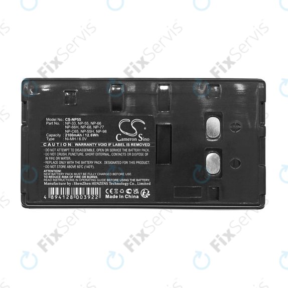 Batéria pre Blaupunkt, Sony, Akai, HP, 2100mAh, Ni-MH, 6V, NP-33, HQ