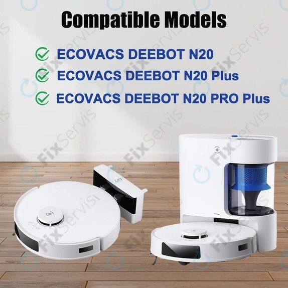 Mopovacia utierka, 2 ks pre Ecovacs Deebot N20, N20 Plus, N20 Pro Plus
