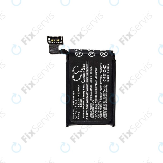 Apple Watch 3 38mm - Batéria A1848 (GPS + Cellular Version) 270mAh HQ