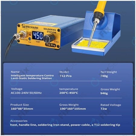 Mechanic T12 Pro - Digitálna Spájkovacia Stanica