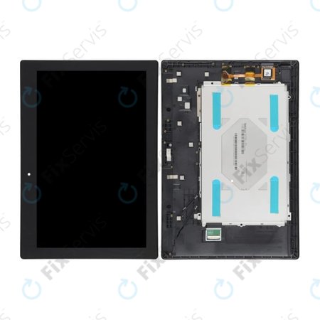 Lenovo TAB 2 A10-70 - LCD Displej + Dotykové Sklo + Rám (Black) TFT