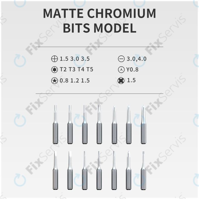 Jakemy JM-Y06 - Inteligentný Precízny Elektrický Skrutkovač 16v1