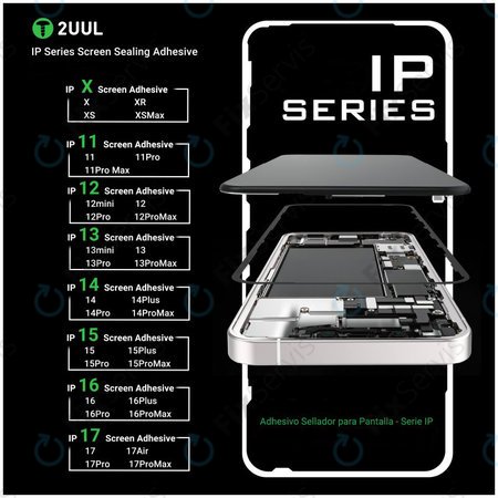 Tesniaca lepka pod LCD pre iPhone 12 Pro Max, 2UUL SA12PM, (5ks)