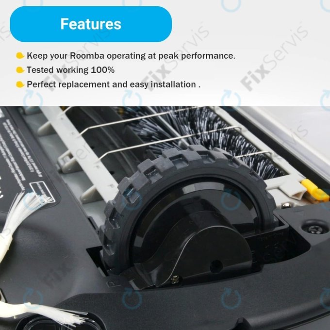 iRobot Roomba 500, 600, 700, 800, 900-series - Koleso s Motorom (Pravé)