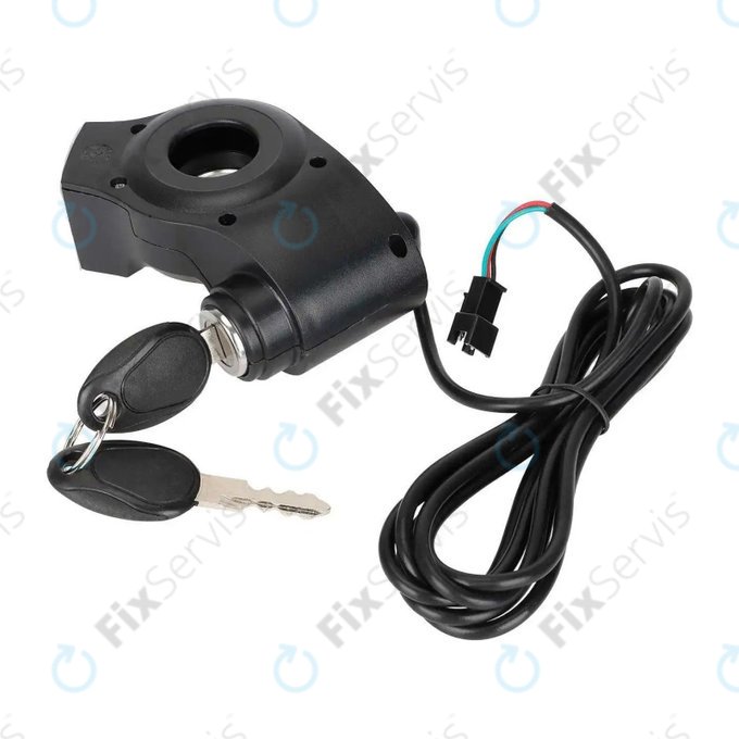 Kugoo Kirin M4, M4 Pro, Speedual, Zero 8x, 10x, MiniWalker, T10-DDM - Spínač Zapaľovania s Voltmetrom