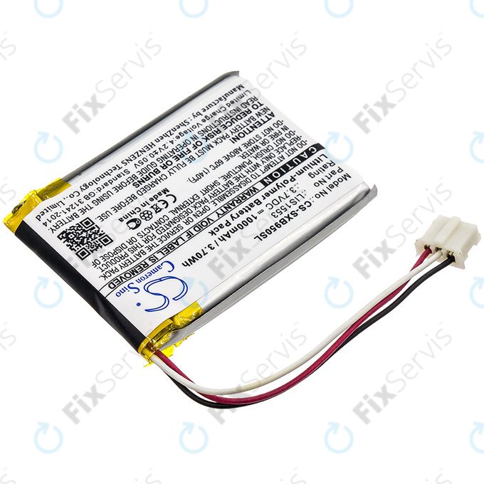 Batéria pre Sony Mdr-Xb950n1, Srs-Ws1, 1000mAh, Li-Pol, 3.7V, LIS1553, HQ