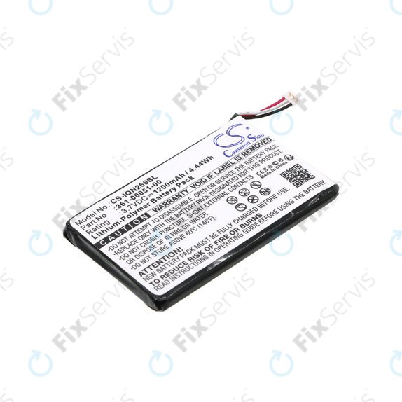 Batéria pre Garmin Nüvi 2660, 1200mAh, Li-Pol, 3.7V, 361-00051-00, HQ