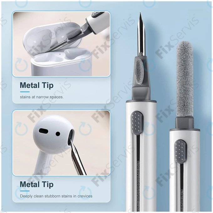 Čistiace Pero na Čistenie Telefónov a Slúchadiel (Biela)