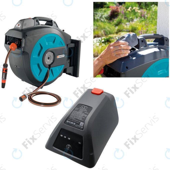 Batéria pre Gardena Comfort Wand-Schlauchbox 35, 8025-20, 1500mAh, Li-Ion, 18V, 008A231, HQ