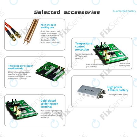 QianLi Macaron - Mikro Zváračka na Servis Batériových Flex Káblov (iPhone 11 - 12 Pro Max)