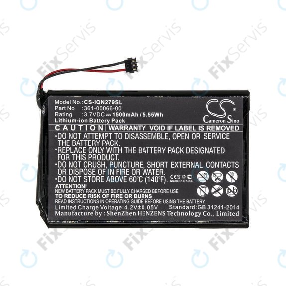 Batéria pre Garmin Nüvi 2757, 1500mAh, Li-Ion, 3.7V, 361-00066-00, HQ