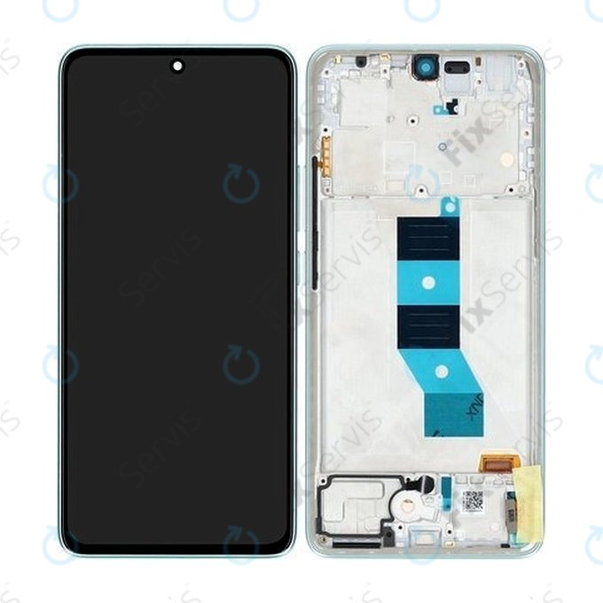 Xiaomi Redmi Note 14 5G 24094RAD4G - LCD Displej + Dotykové Sklo + Rám (Coral Green) - 56001800O1700 Genuine Service Pack
