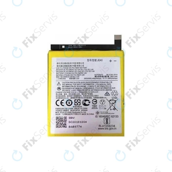 Motorola One (P30 Play) XT1941, G7 Play XT1952 - Batéria JE40 3000mAh