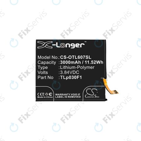 Alcatel Idol 4 Pro 6077X - Batéria CAC3000020C1 3000mAh HQ