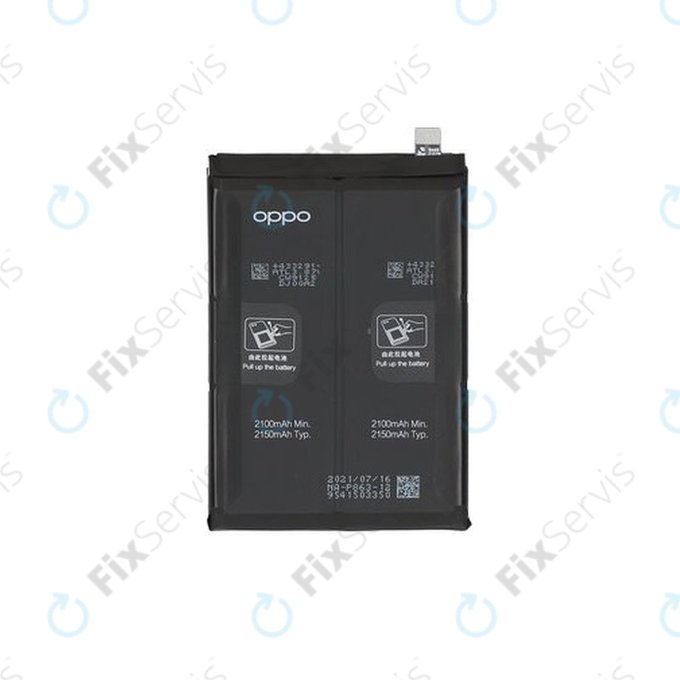 Oppo Reno 6 5G CPH2251 - Batéria BLP863 4300mAh - 4907758 Genuine Service Pack