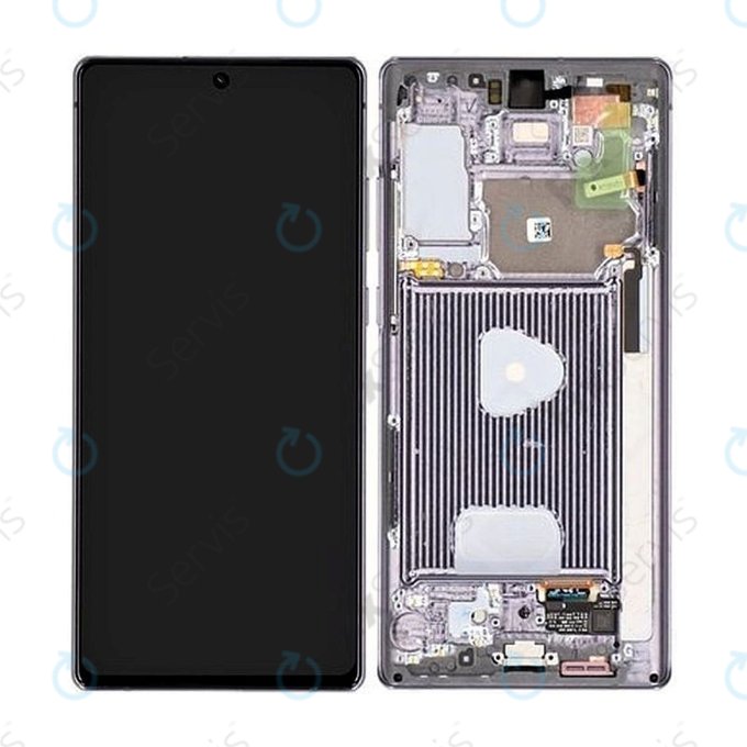 Samsung Galaxy Note 20 N980B - LCD Displej + Dotykové Sklo + Rám (Black) OLED