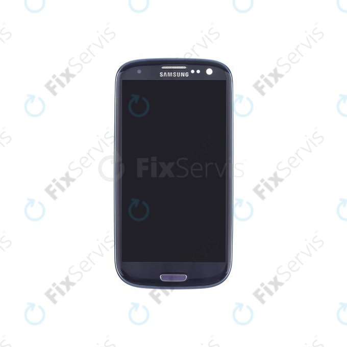 Samsung Galaxy S3 i9300 - LCD Displej + Dotykové Sklo + Rám (Pebble Blue) OLED