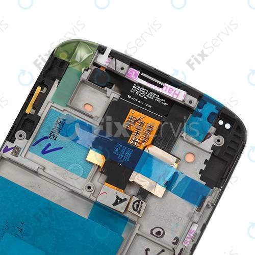 LG Nexus 4 E960 - LCD Displej + Dotykové Sklo + Rám (Black) TFT
