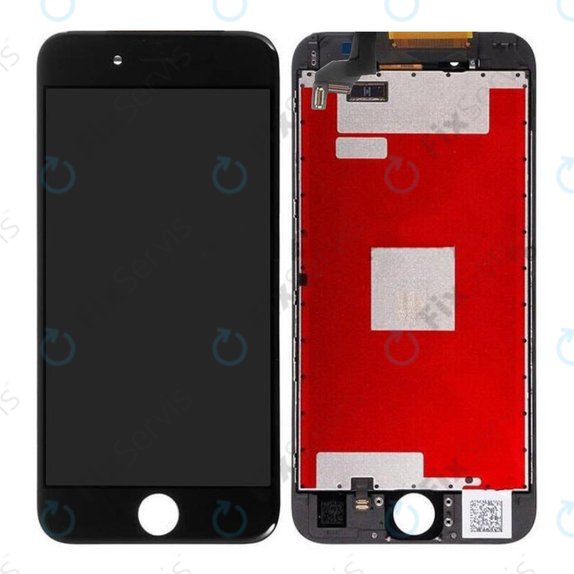 Displej pre iPhone 6S, Black, Dotykové sklo s rámom