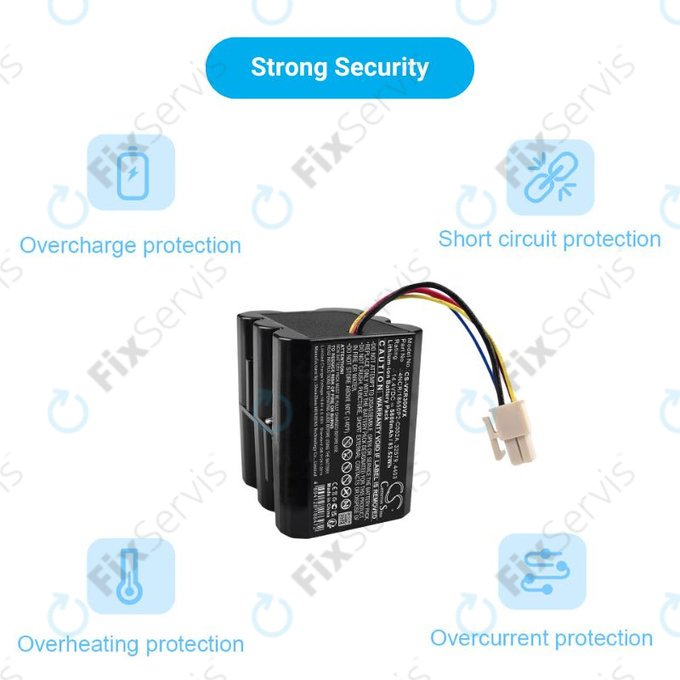 Vorwerk Kobold VR300, Folletto VR300 - Batéria 32579, 4403, 4NCR/18650P2-C002A Li-Ion 14.4V 5800mAh HQ