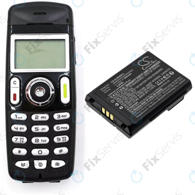 Batéria pre Alcatel Mobile 300, 400 Dect, Mobile Reflexes 300, 400, 800mAh, Li-Ion, 3.7V, 3BN66305AAAA000828, HQ