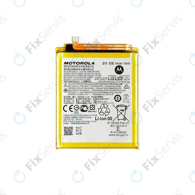 Motorola Moto E6i, E6 Play, E6s, E6s Plus - Batéria KS40 3000mAh - SB18C85292, SB18C51766 Genuine Service Pack