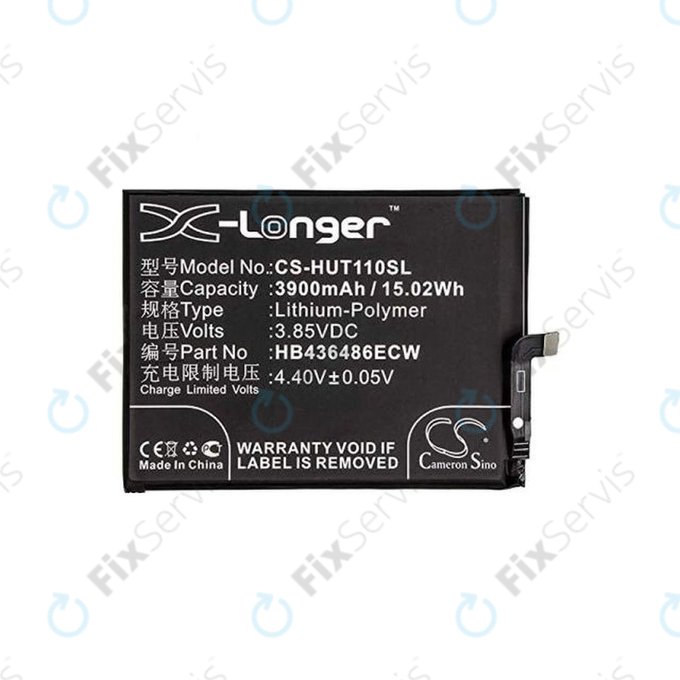Huawei Mate 10 Lite, Mate 10 Pro, Mate 20, Nova 2i, P20 Pro, Honor View 20 - Batéria HB436486ECW 3900mAh HQ