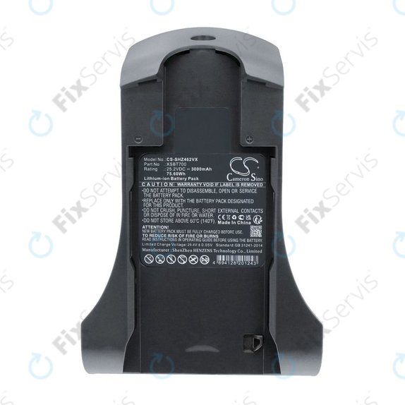 Batéria pre Shark IZ, 3000mAh, Li-Ion, 25.2V, XSBT700, HQ