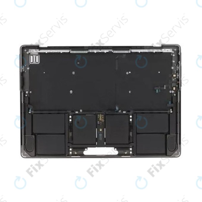 Horný rám klávesnice pre MacBook Pro 14", A3185 (2024), s klávesnicou US a batériou, Space Black, 661-50210, Genuine Apple