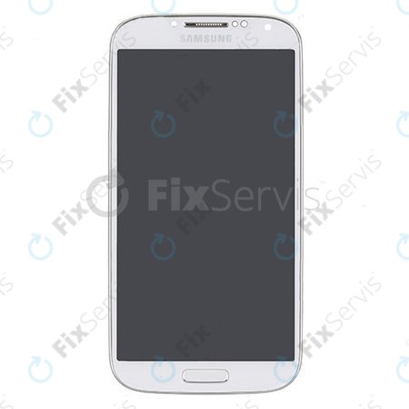 Samsung Galaxy S4 i9505 - LCD Displej + Dotykové Sklo + Rám (White Frost) OLED