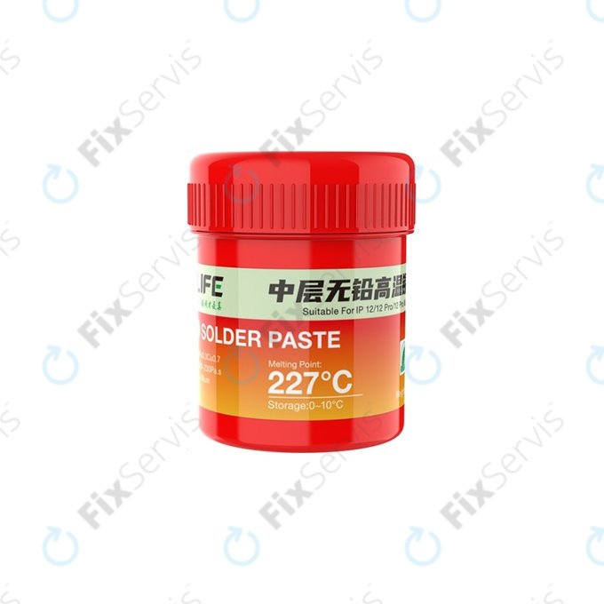 Relife RL-406 - Bezolovnatá Spájkovacia Pasta 227°C (40g)