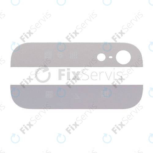 Apple iPhone 5 - Zadné Sklenené Lišty (White)